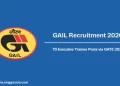 GAIL Recruitment 2026: Apply for 70 Executive Trainee Posts via GATE 2026 | GAIL Careers