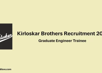 Kirloskar Brothers Recruitment 2026