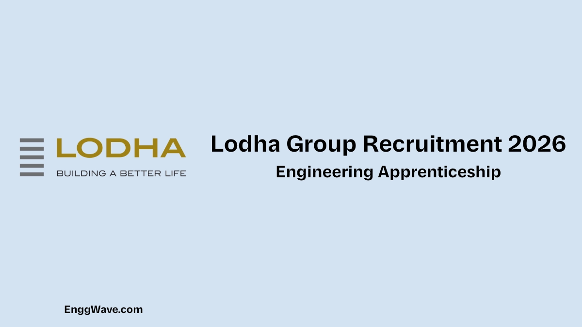 Lodha Group Engineering Apprenticeship 2026