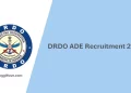 DRDO ADE Recruitment 2026