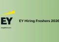 EY Hiring Freshers 2026