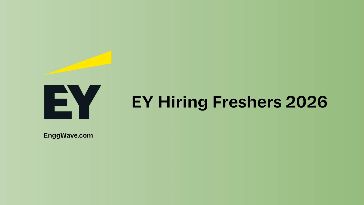 EY Hiring Freshers 2026