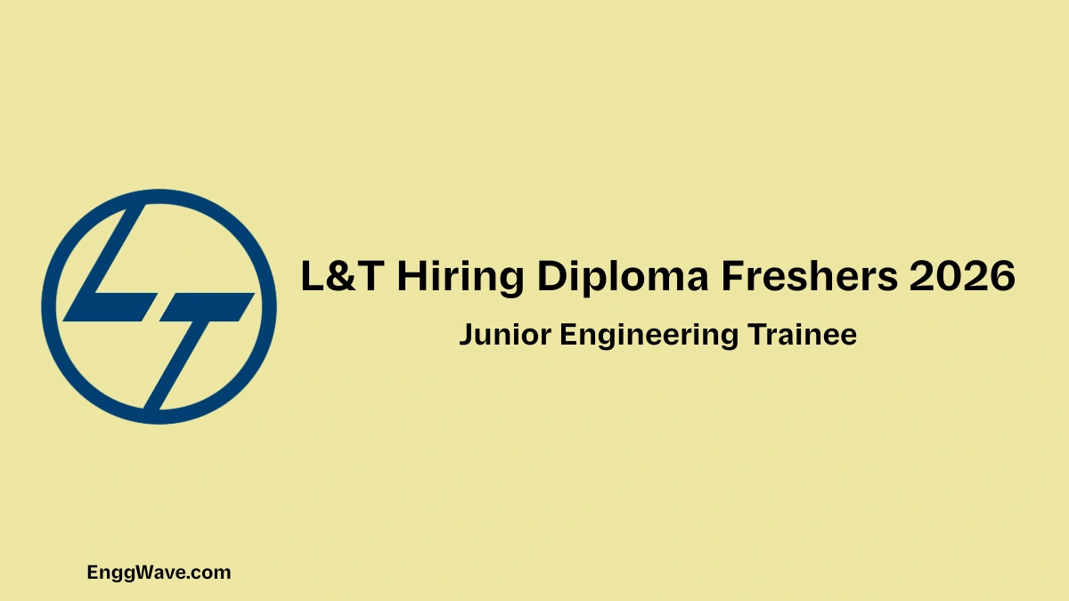 L&T Hiring Diploma Freshers 2026