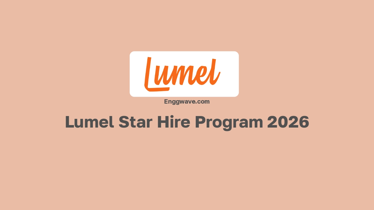 Lumel Recruitment 2026