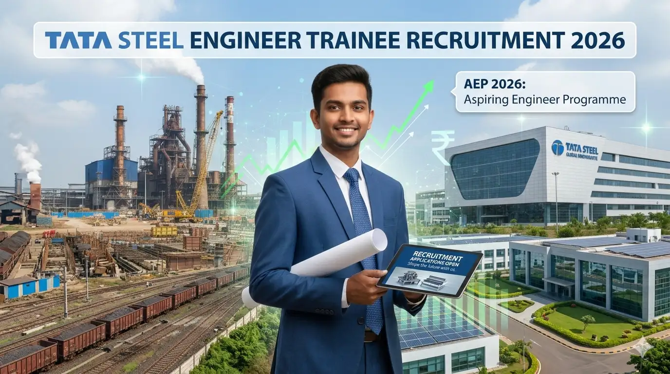 Tata Steel Hiring Freshers 2026 : AEP Hiring, Apply Link, Salary, Last Date