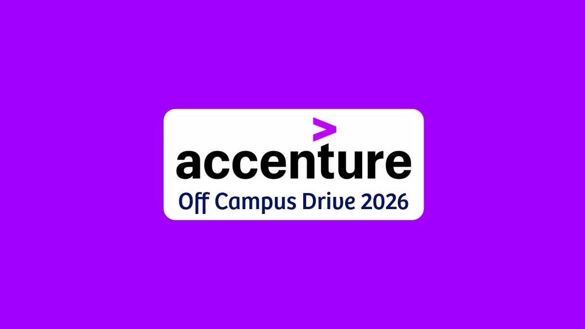 Accenture Hiring Freshers 2026 ASE Eligibility, Salary, Apply Link, Last Date