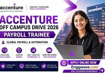 Accenture Off Campus Drive 2026 Payroll University Trainee Recruitment