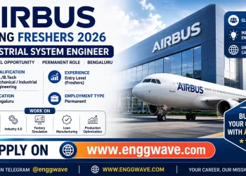 Airbus Hiring Freshers 2026 Industrial System Engineer Recruitment