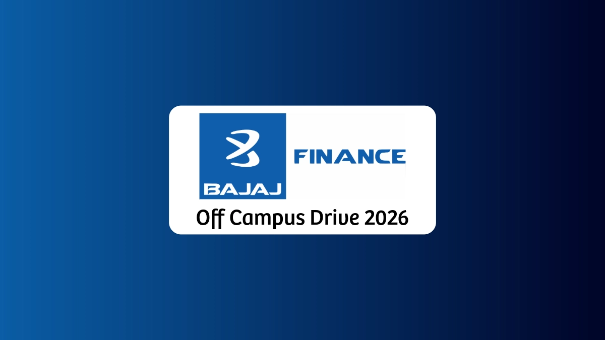 Bajaj Finance Hiring Freshers 2026 Trainee Technology Job Pune Apply Link