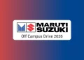 Maruti Suzuki Hiring Freshers 2026