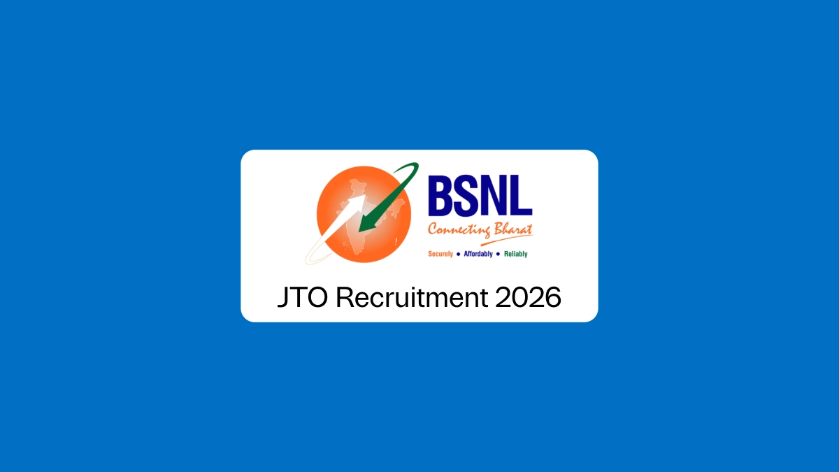 BSNL JTO Recruitment 2026 100 Junior Telecom Officer Posts PAN India