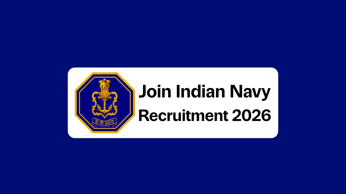 Join Indian Navy Recruitment 2026 | SSC Executive (IT) Posts | Apply Now