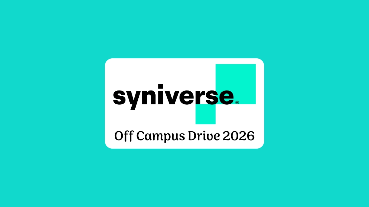 Syniverse Off Campus Drive 2026 Graduate Apprentice Trainee Recruitment 2026