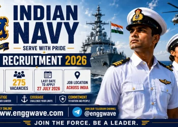 Indian Navy SSC Recruitment 2026 notification for 275 officer vacancies