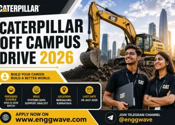 Caterpillar Off Campus Drive 2026 Systems Data Support Analyst Recruitment