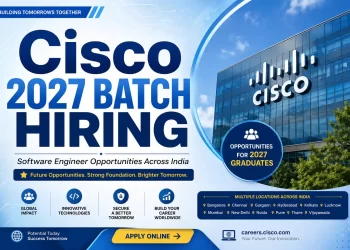 Cisco 2027 Batch Hiring for Software Engineer across India