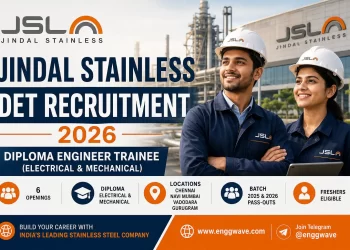 Jindal Stainless DET Recruitment 2026 Diploma Engineer Trainee Jobs