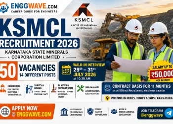 KSMCL Recruitment 2026 Walk-in Interview for 50 Government Vacancies