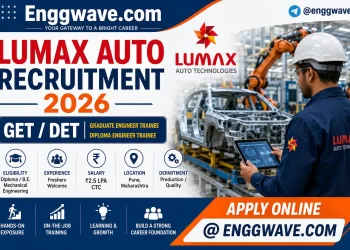 Lumax Auto Recruitment 2026 for Graduate Engineer Trainee and Diploma Engineer Trainee Freshers in Pune