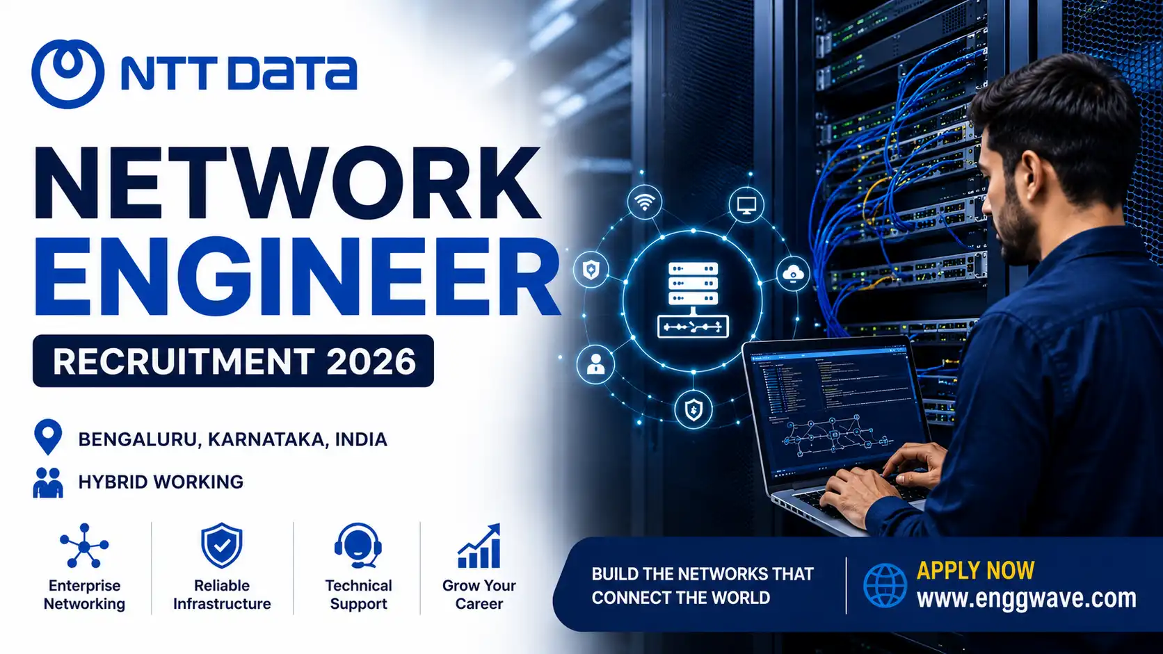 NTT DATA Recruitment 2026 Network Engineer L1 Jobs