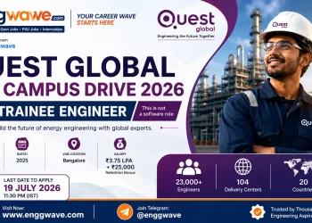 Quest Global Off Campus Drive 2026 Trainee Engineer Recruitment for Mechanical Engineering Graduates