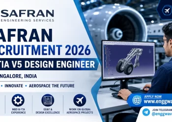 Safran Recruitment 2026 CATIA V5 Design Engineer Jobs Bangalore