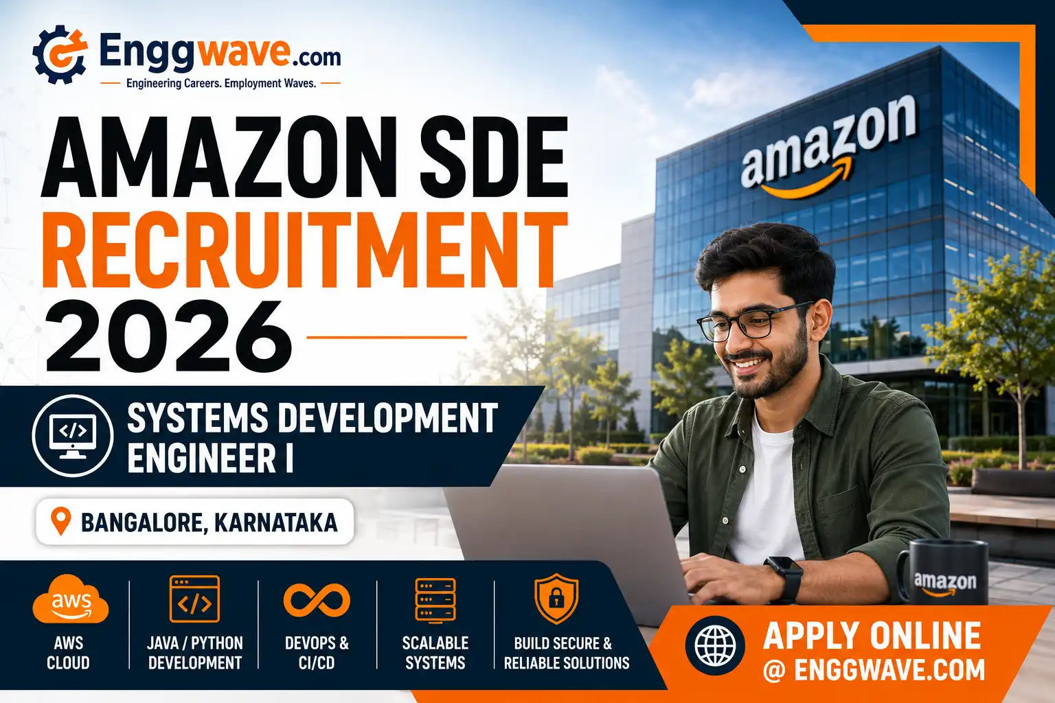 Amazon SDE Recruitment 2026 for Systems Development Engineer I