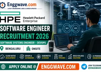 HPE Software Engineer Recruitment 2026 hiring Software Systems Engineer DevOps in Bengaluru