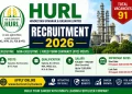 HURL Recruitment 2026 notification for Executive, Non Executive and Fixed Term Contract posts