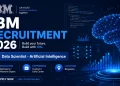 IBM Recruitment 2026 Data Scientist Artificial Intelligence Job Banner