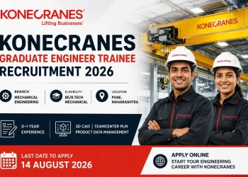 Konecranes Graduate Engineer Trainee Recruitment 2026 for Mechanical Engineering Graduates