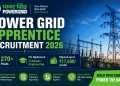 Power Grid Apprentice Recruitment 2026 Job Banner