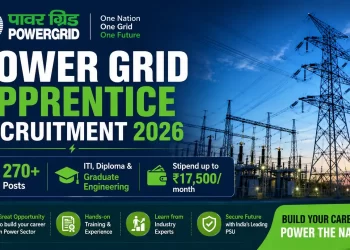 Power Grid Apprentice Recruitment 2026 Job Banner