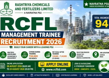 RCFL Management Trainee Recruitment 2026 Notification for Management Trainee Posts