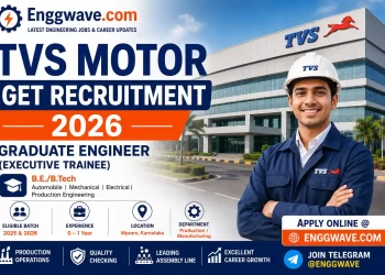 TVS Motor GET Recruitment 2026 for Graduate Engineer Executive Trainee