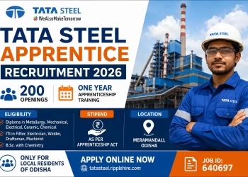 Tata Steel Apprentice Recruitment 2026 for Diploma, ITI and B.Sc Candidates