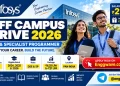 Infosys Off Campus Drive 2026 | DSE & Specialist Programmer | Apply Online